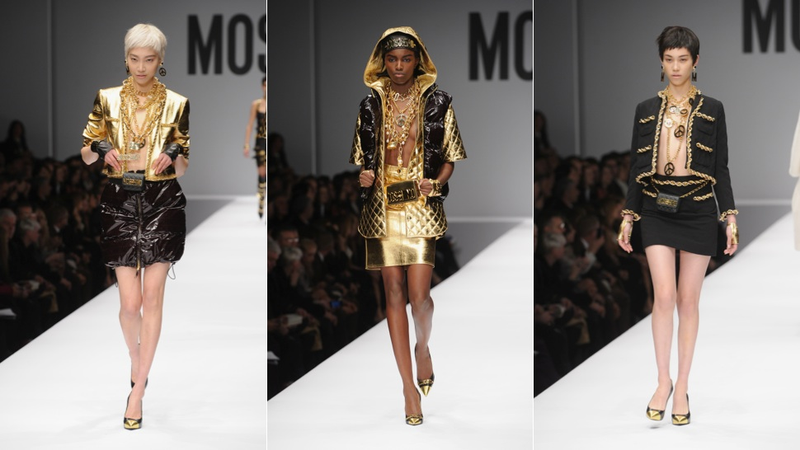 Illustration for article titled Moschino's Fall Collection Featured a High-Fashion McDonald's Uniform